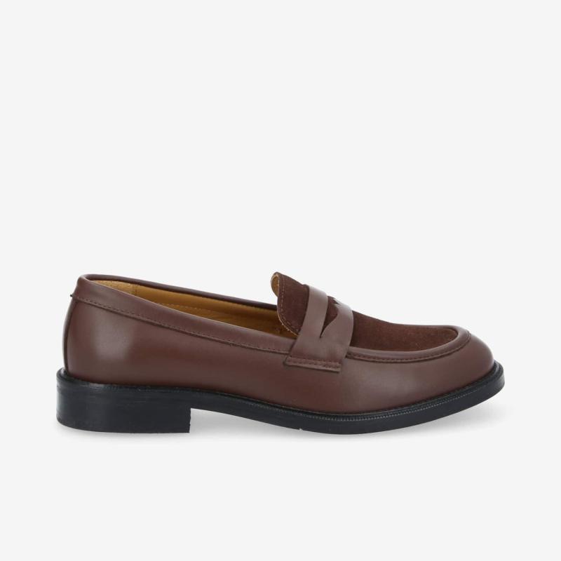 CALIA MOC W - BABY CALF/SUEDE - CHOCOLAT